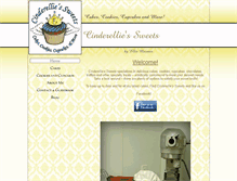 Tablet Screenshot of cinderelliessweets.com